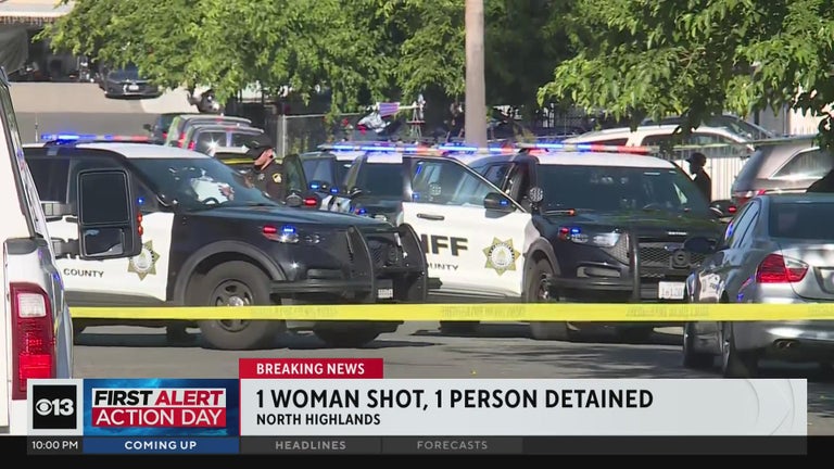 Woman shot, one person detained in North Highlands neighborhood - CBS ...