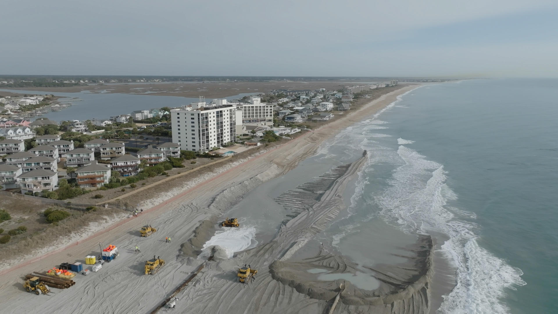 Federal agencies spend millions every year replacing sand on beaches