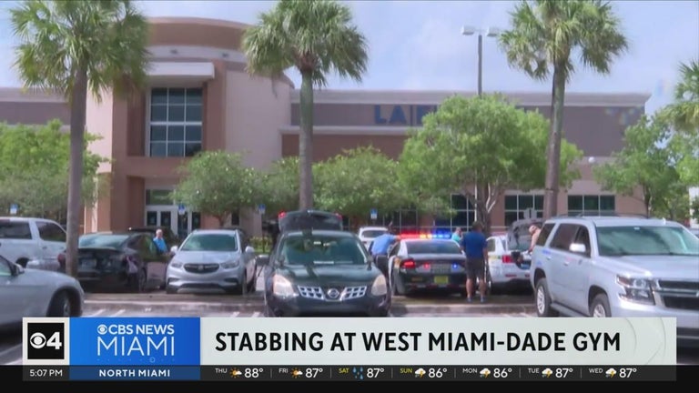 Man stabbed during fight at an LA Fitness in west Miami-Dade - CBS Miami