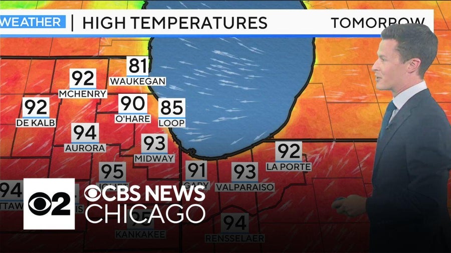 Highs in the 80s on Thursday in Chicago - CBS Chicago