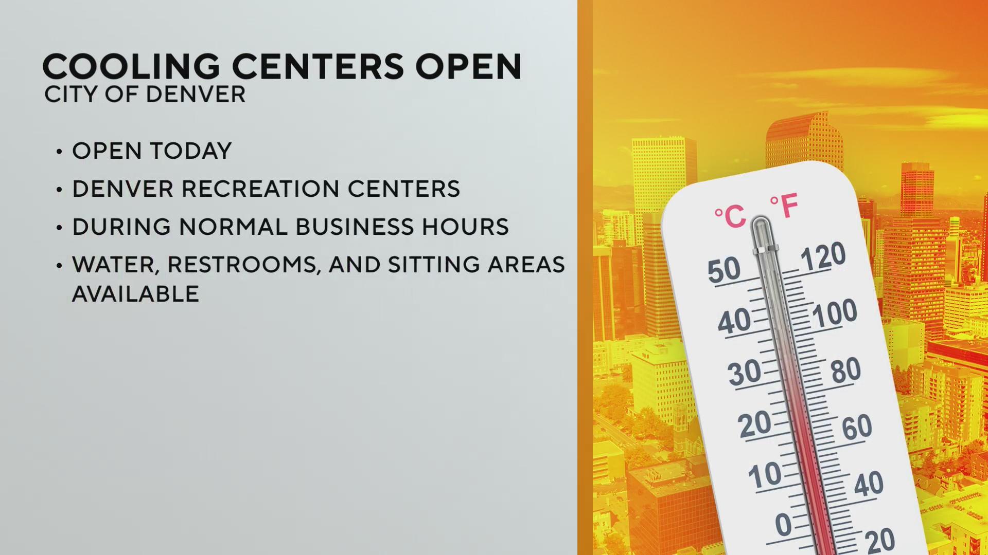 Cooling stations open in Denver rec centers, libraries during heat wave ...