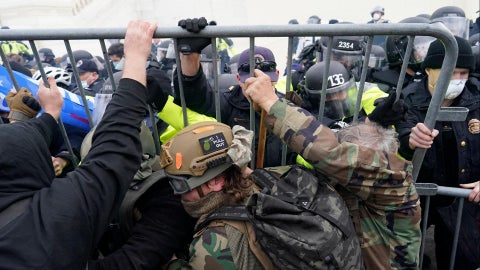 Marine accused of using Nazi salute during the Capitol riot sentenced