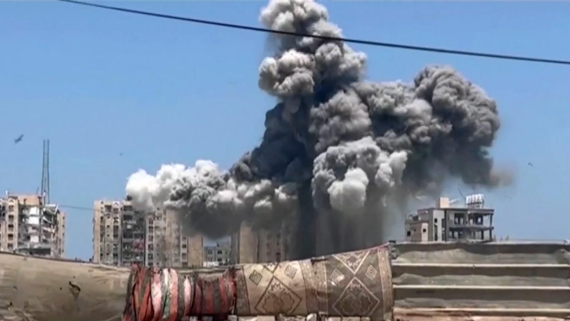 Houthi-held port in Yemen still burning two days after Israeli attack