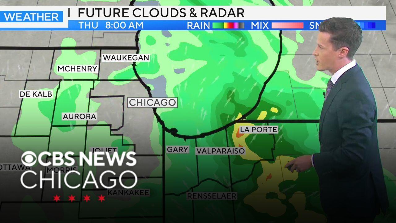 Two rounds of storms possible Wednesday in Chicago - CBS Chicago