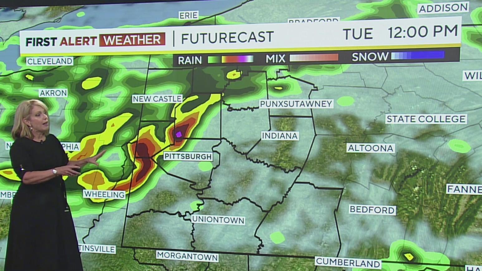 Pittsburgh area sees dry start to Monday before possible storms during ...