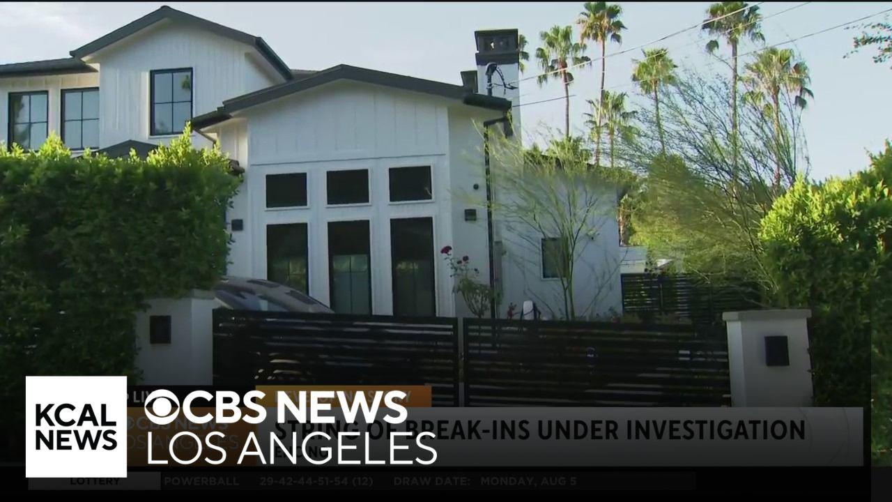 Burglars break into Encino home with family inside - CBS Los Angeles