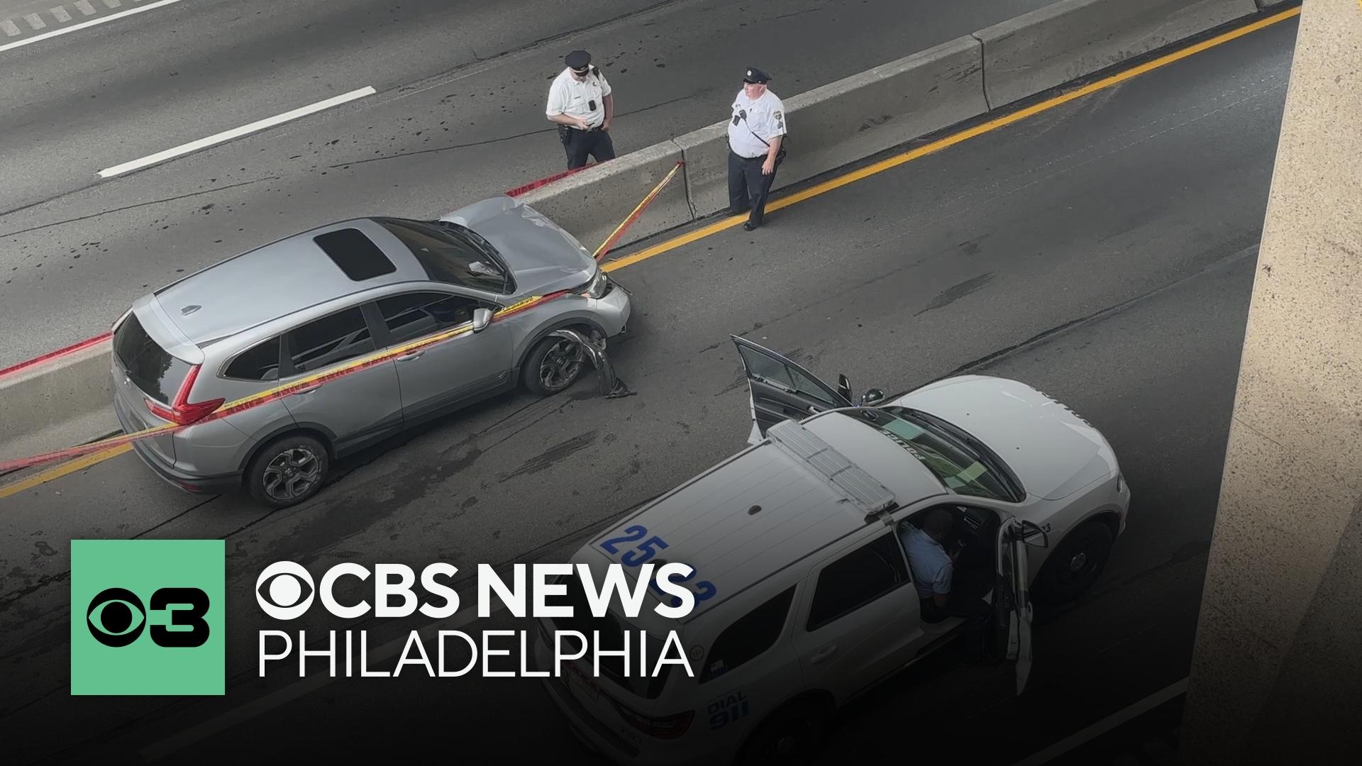 Man dies after being shot in chest, crashing car on Roosevelt Boulevard ...