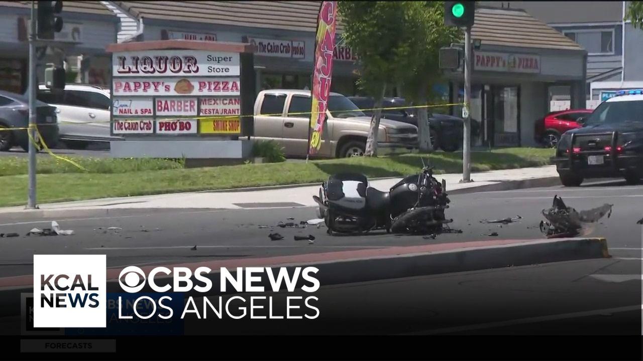 La Habra crash leaves police officer in critical condition and another ...