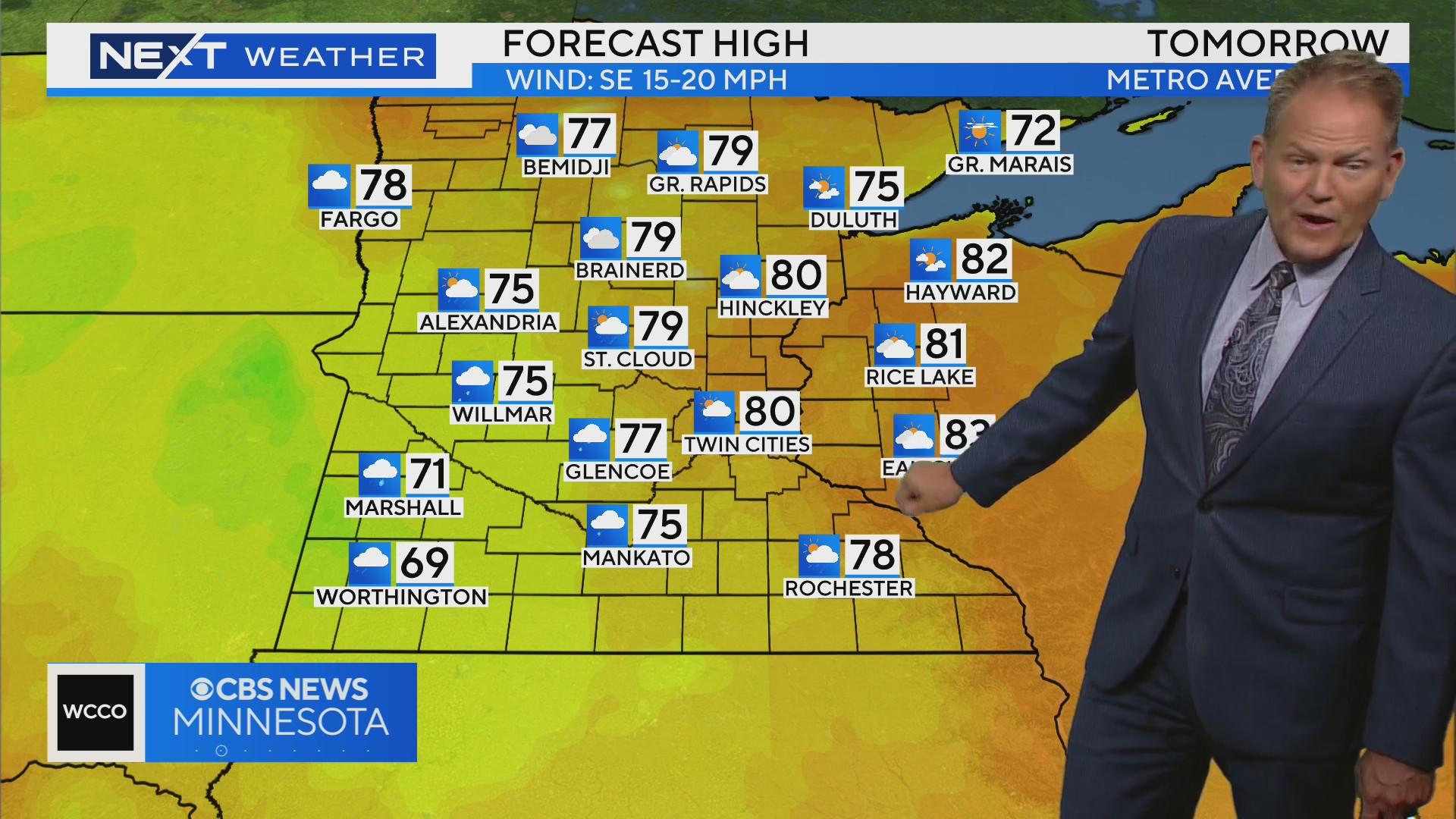 80s and sunny on Tuesday in Twin Cities; Wednesday will bring storms ...