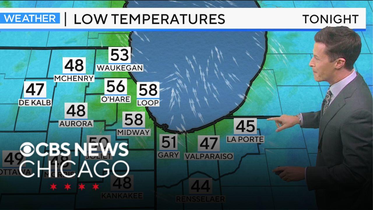 Cooler day ahead with sunny skies in Chicago - CBS Chicago
