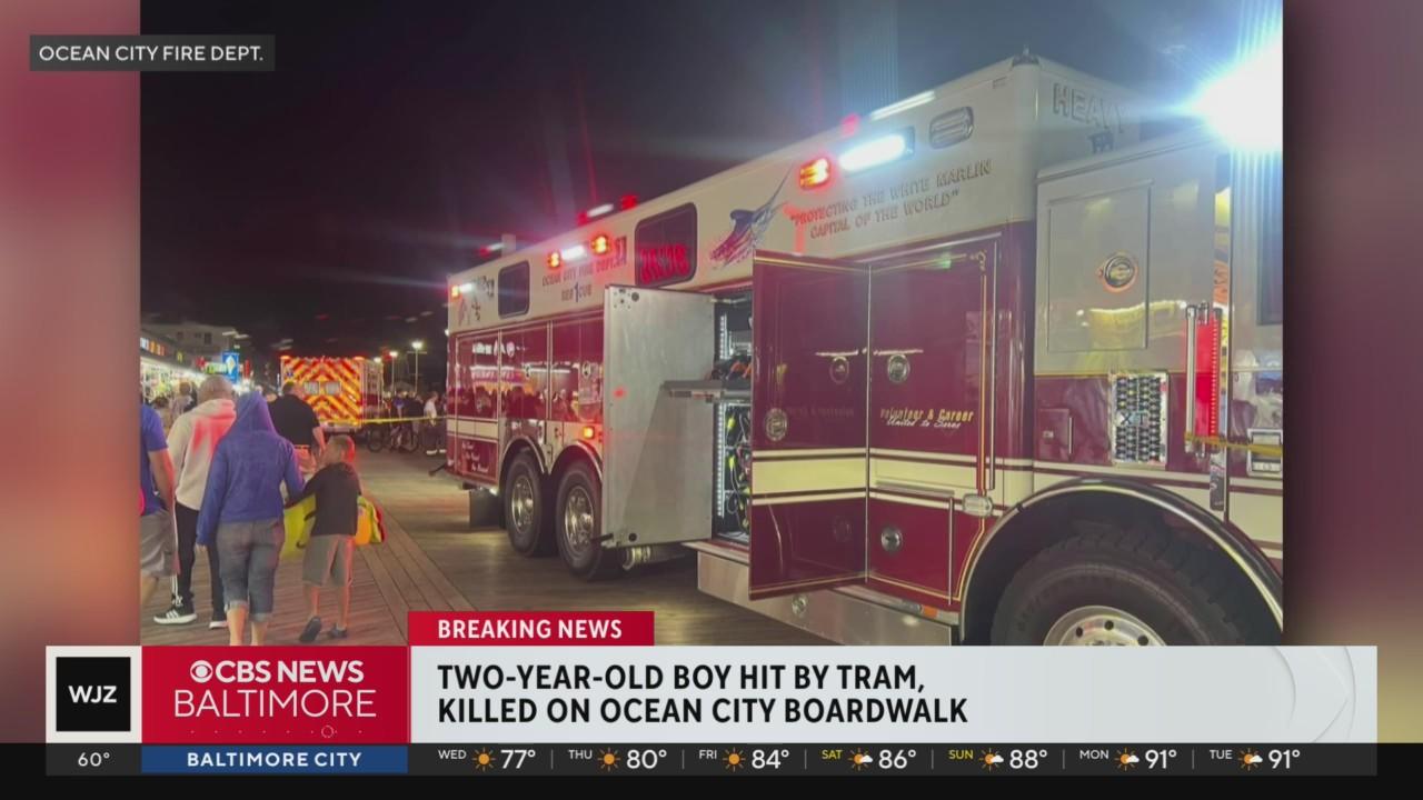 Young child dies after being struck by tram on Boardwalk in Ocean City ...