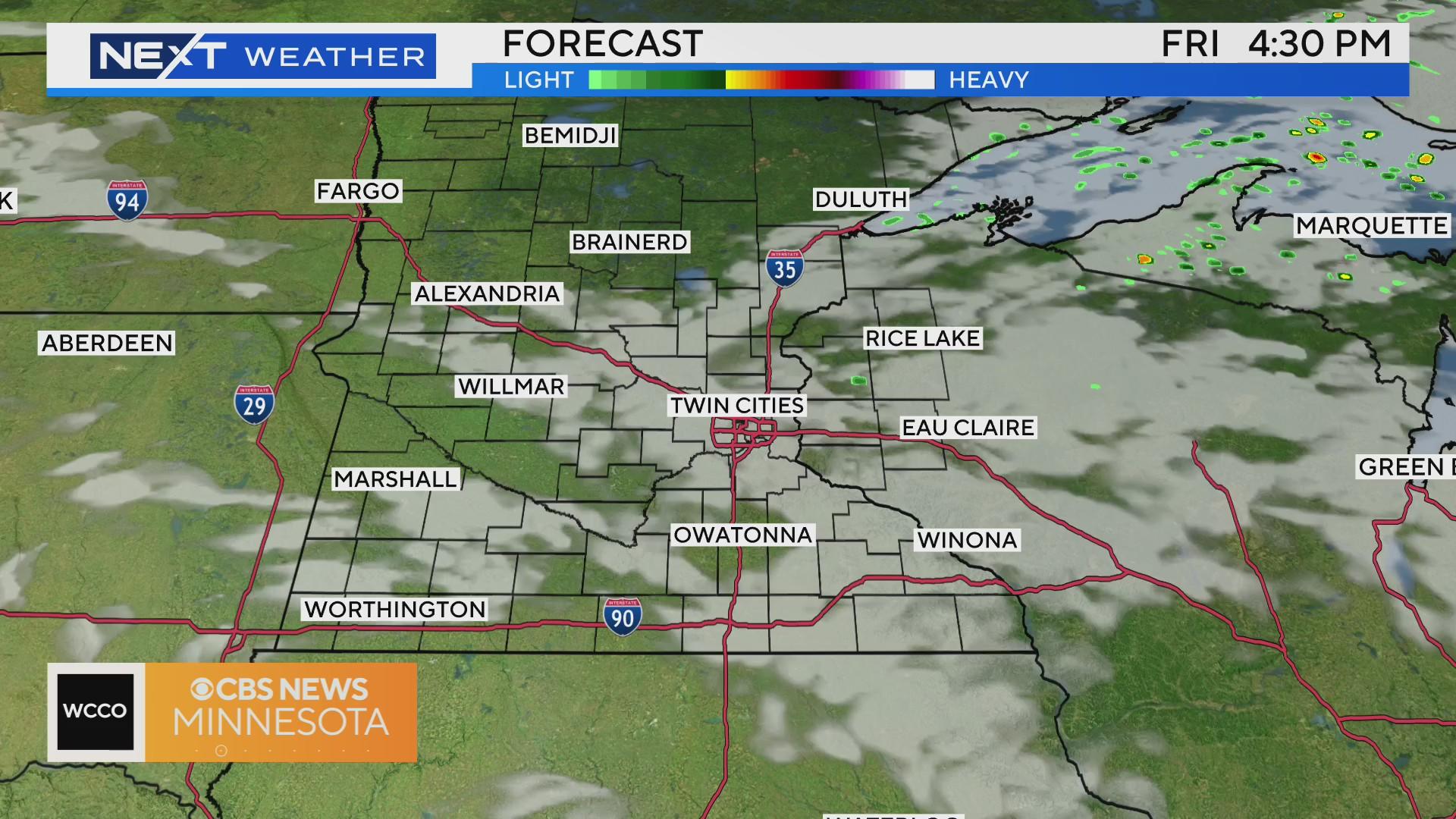 Humidity increases on Friday in Minnesota before heat arrives - CBS ...