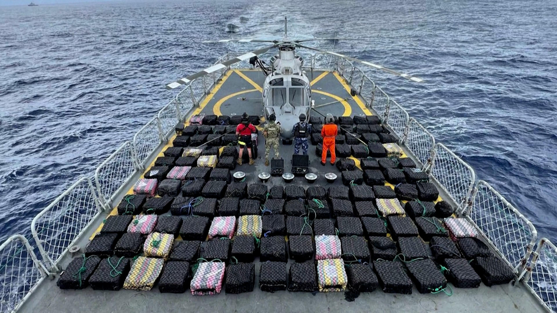 Video shows 7.2 tons of cocaine seized in high-speed ocean chases | WGHN