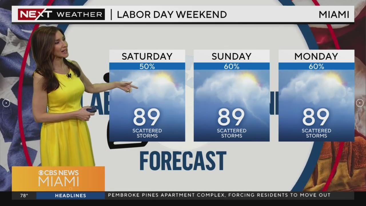 After wet start, South Florida is in for a warm, breezy day - CBS Miami