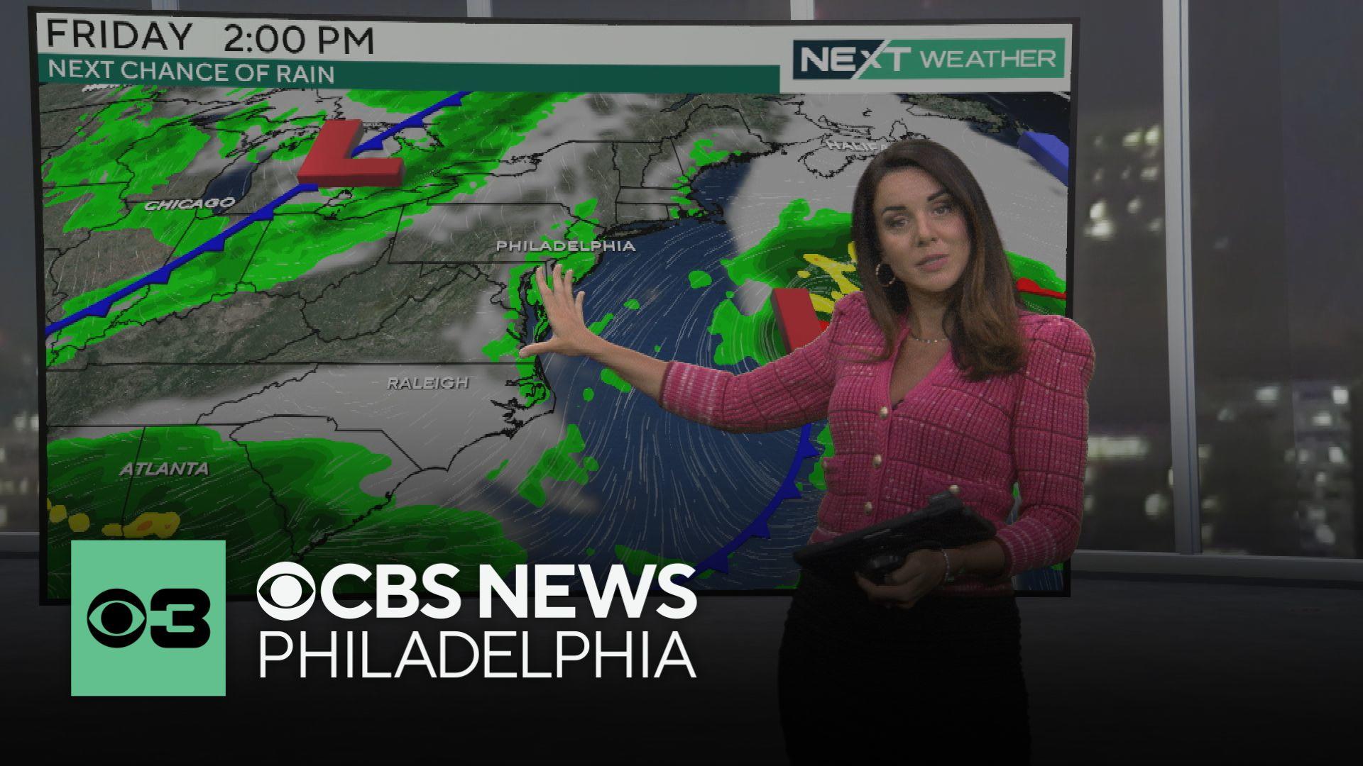 Sunny weather in Philadelphia area on Thursday before rain chances ...