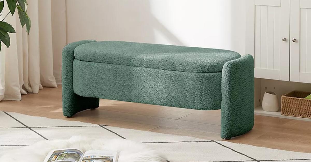 Best indoor storage benches to help you get organized this fall 1 Oval Bedroom Storage Bench