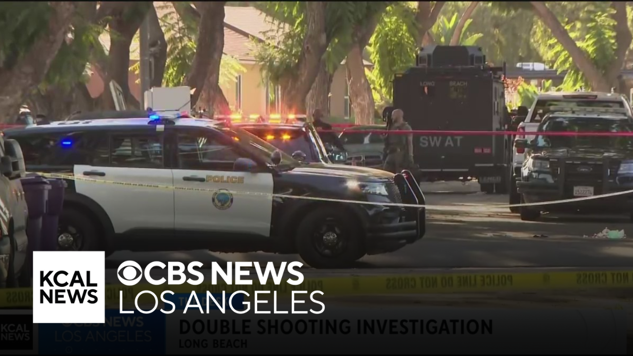 2 dead after shooting in Long Beach neighborhood - CBS Los Angeles