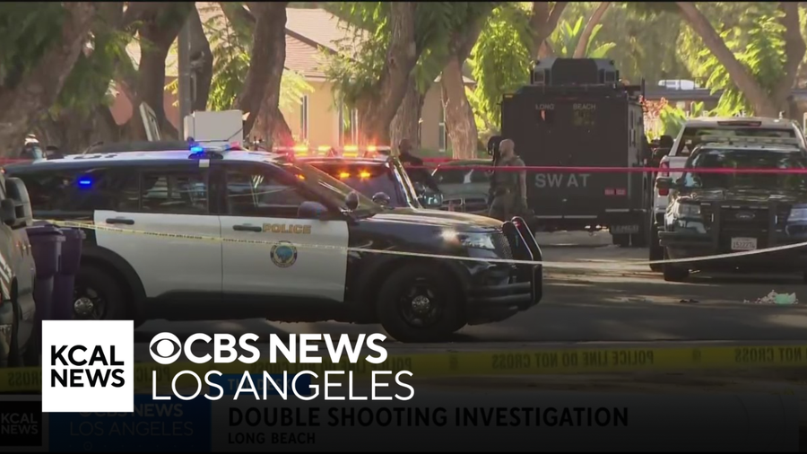 2 dead after shooting in Long Beach neighborhood - CBS Los Angeles