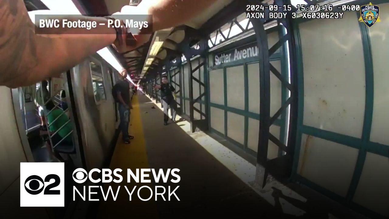 NYPD releases L train shooting body camera footage - CBS New York