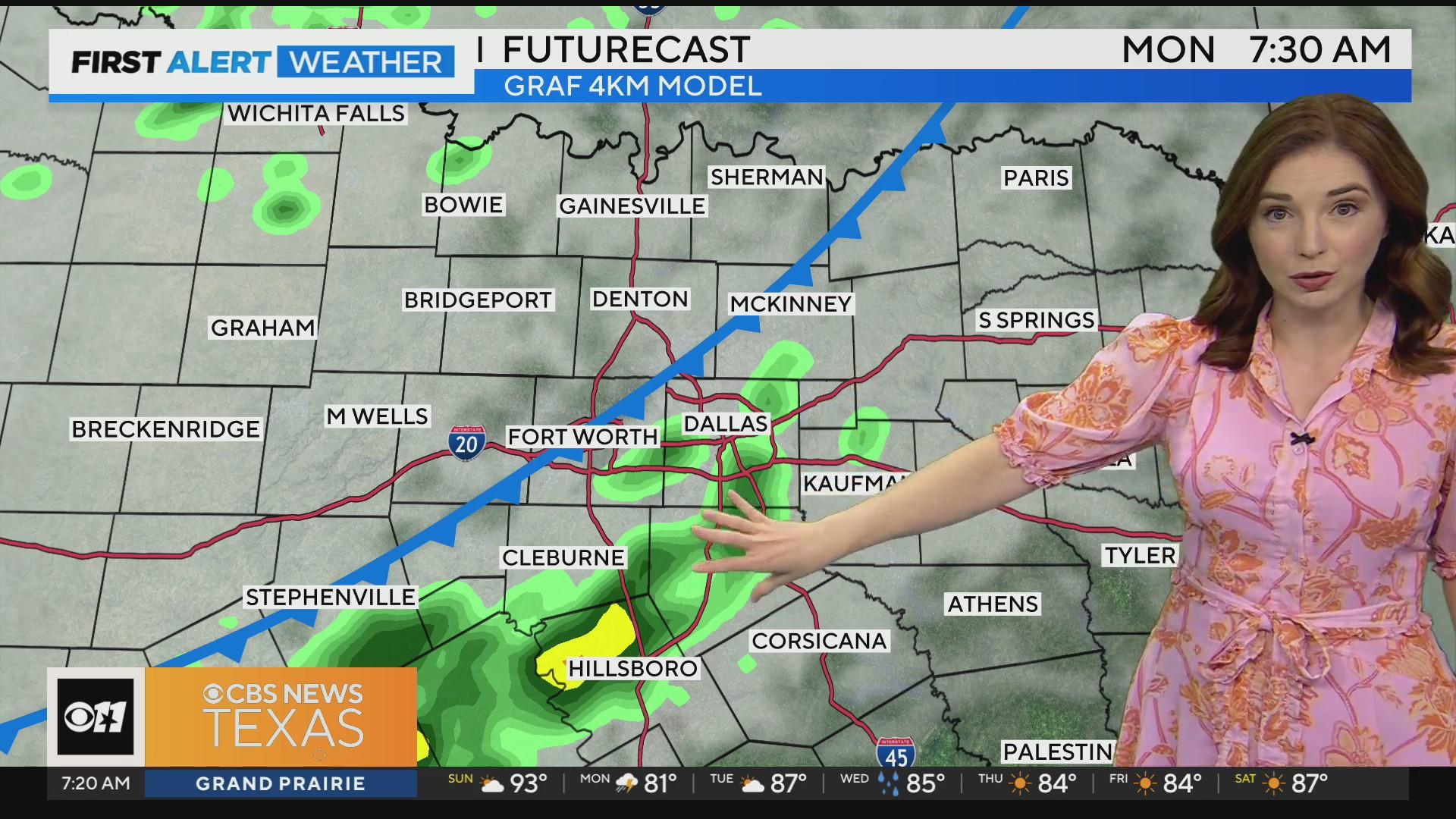 Fall temperatures, rain chances return to North Texas this week after ...