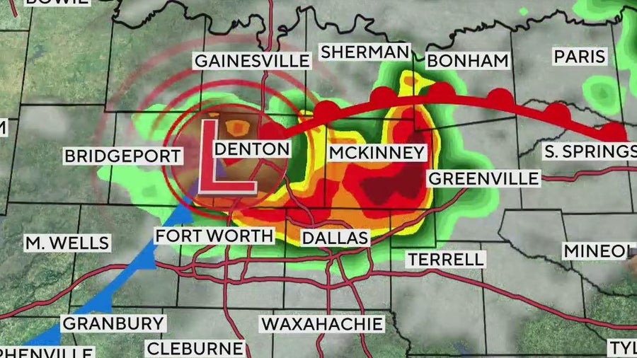Scattered showers, storms move into North Texas overnight - CBS Texas