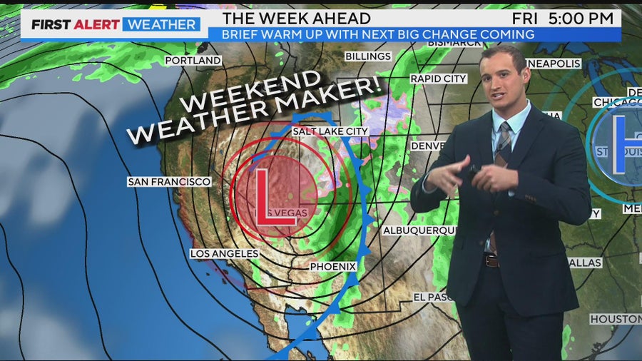 Warm temperatures to start the week, a fall blast with high elevation ...