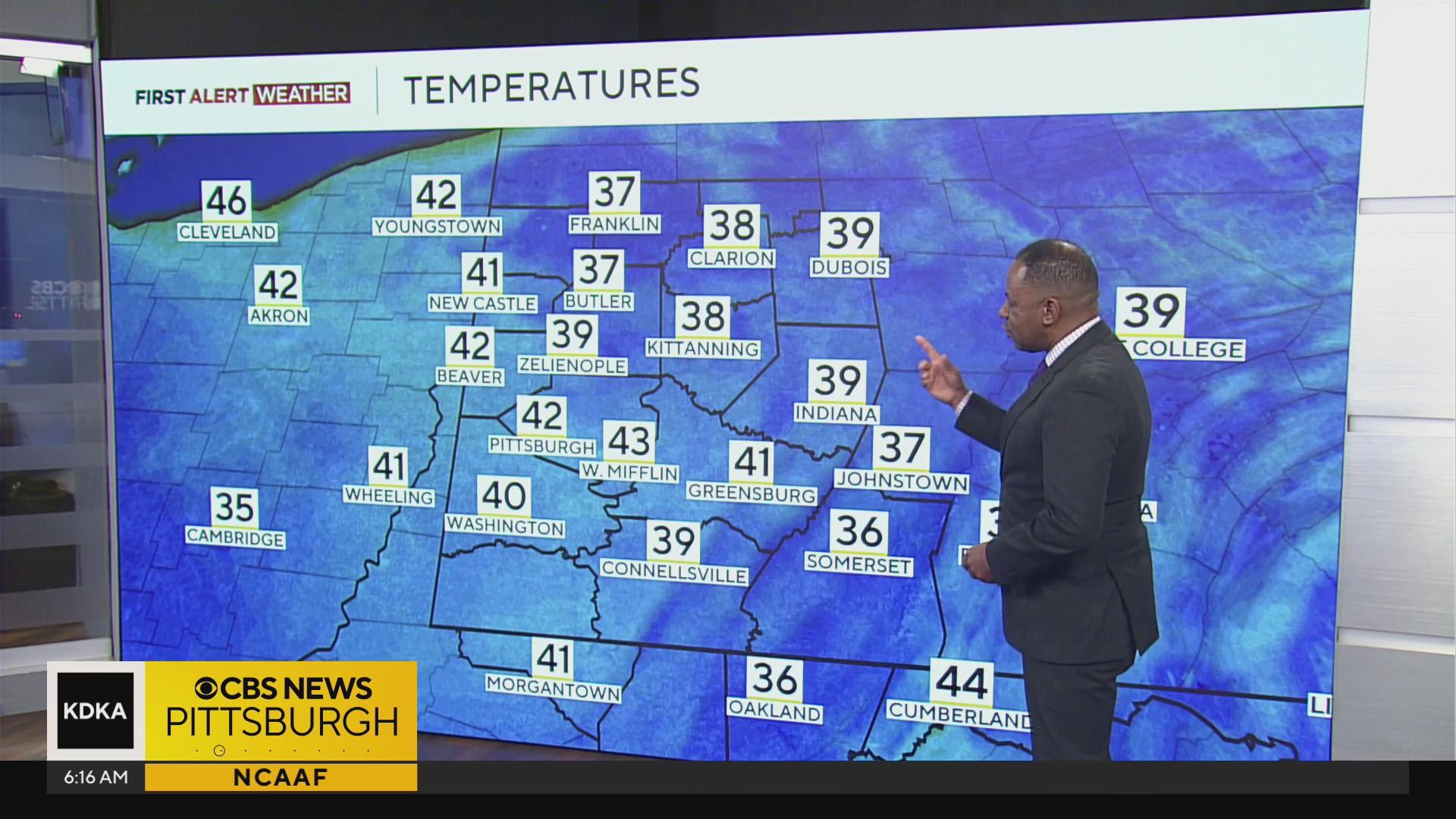 Wednesday afternoon in Pittsburgh will be the coolest of the week with ...