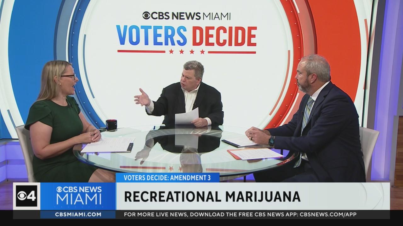 CBS News Miami hosts debate on Amendment 3 recreational marijuana - CBS ...