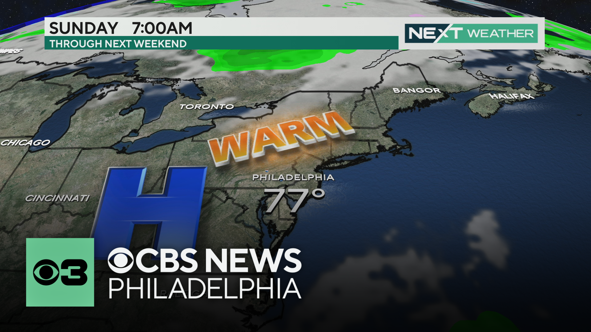 Sunny and bright in Philadelphia Sunday, temps head back into the 80s ...