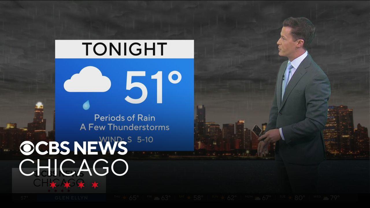 Rain ahead Thursday night in Chicago - CBS Chicago