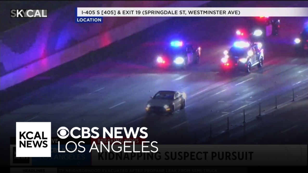Alleged kidnapping suspect arrested after slow-speed chase through LA ...