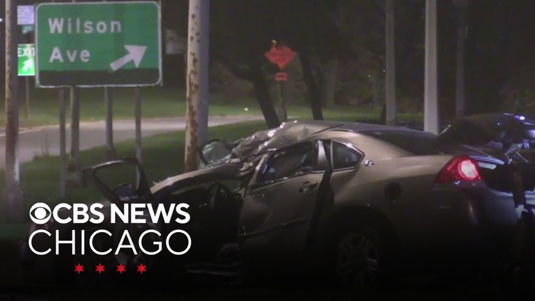 Woman killed, 3 hurt after crashing into light pole on DuSable Lake ...