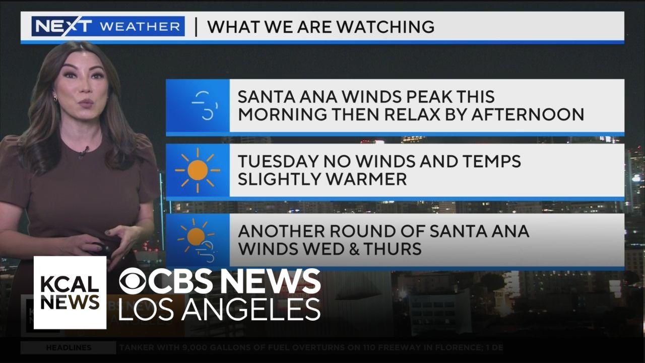 Strong Santa Ana winds prompt red flag warning through San Bernardino ...