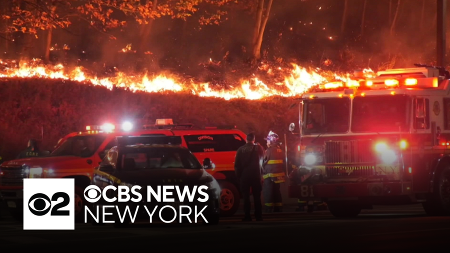 Upper Manhattan brush fire at Inwood Hill Park flares up overnight ...