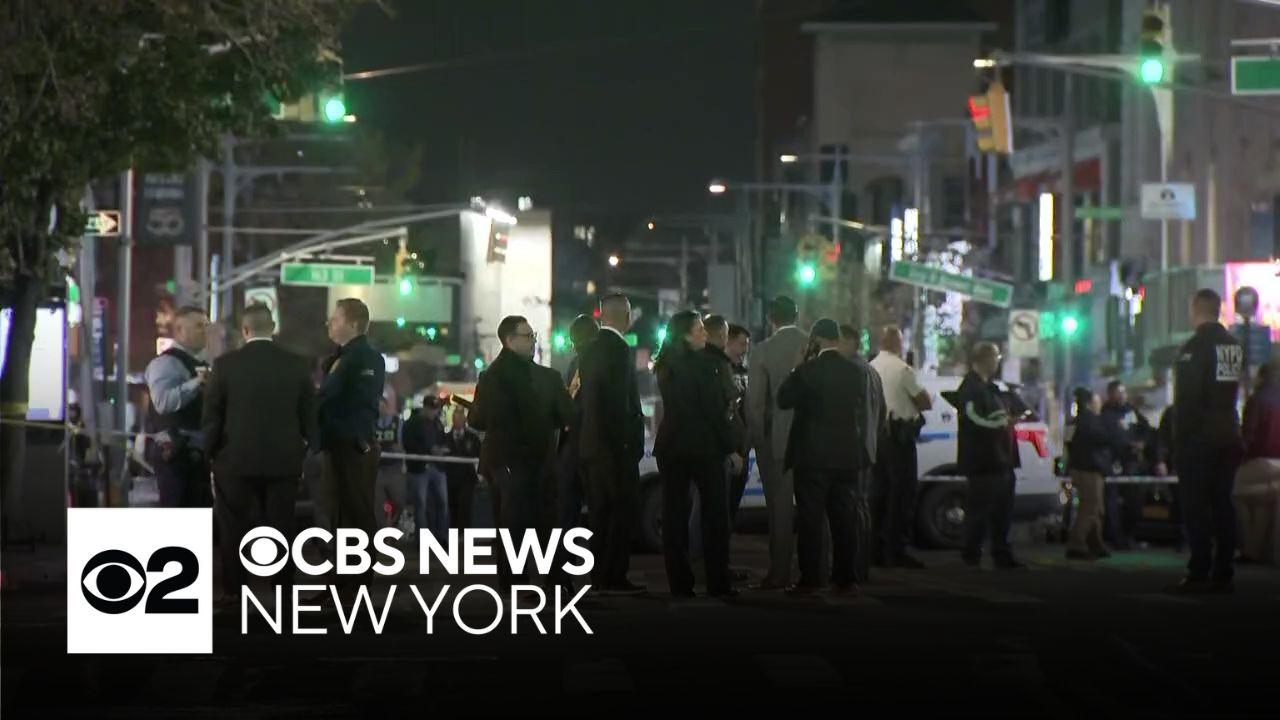 NYPD officer, bystander shot in Queens, suspect killed - CBS New York