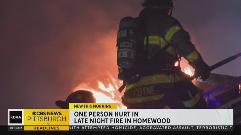 Firefighter injured battling late-night house fire in Homewood - CBS ...