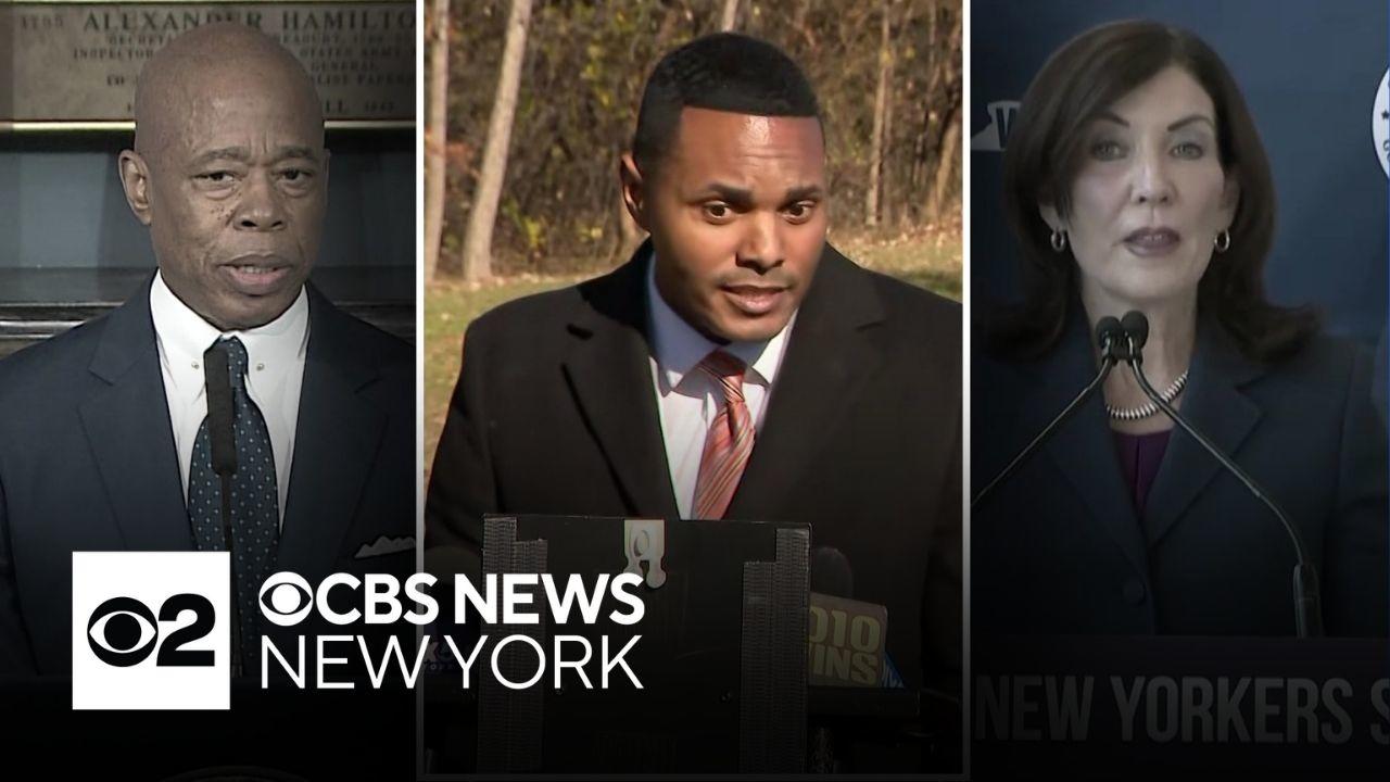 Congressman blasts lawmakers after deadly NYC stabbing spree - CBS New York