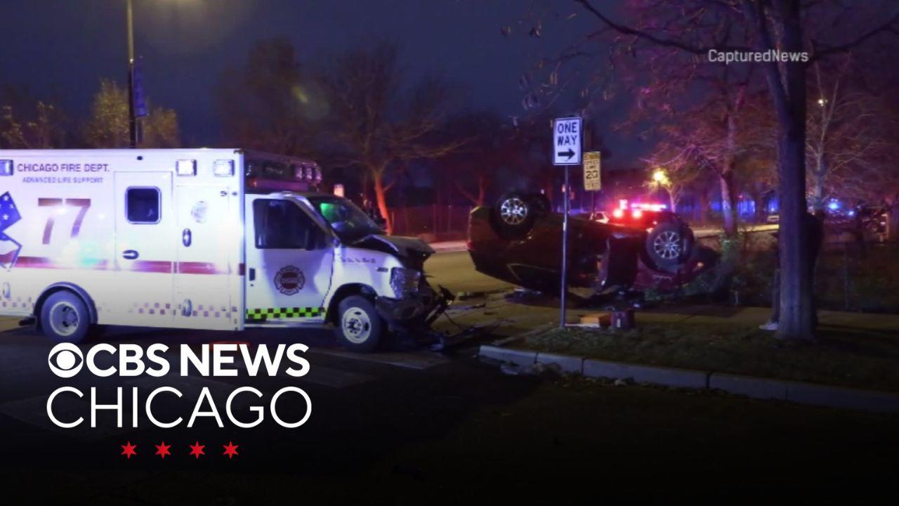 2 paramedics among 4 injured in ambulance crash on Chicago's South Side ...