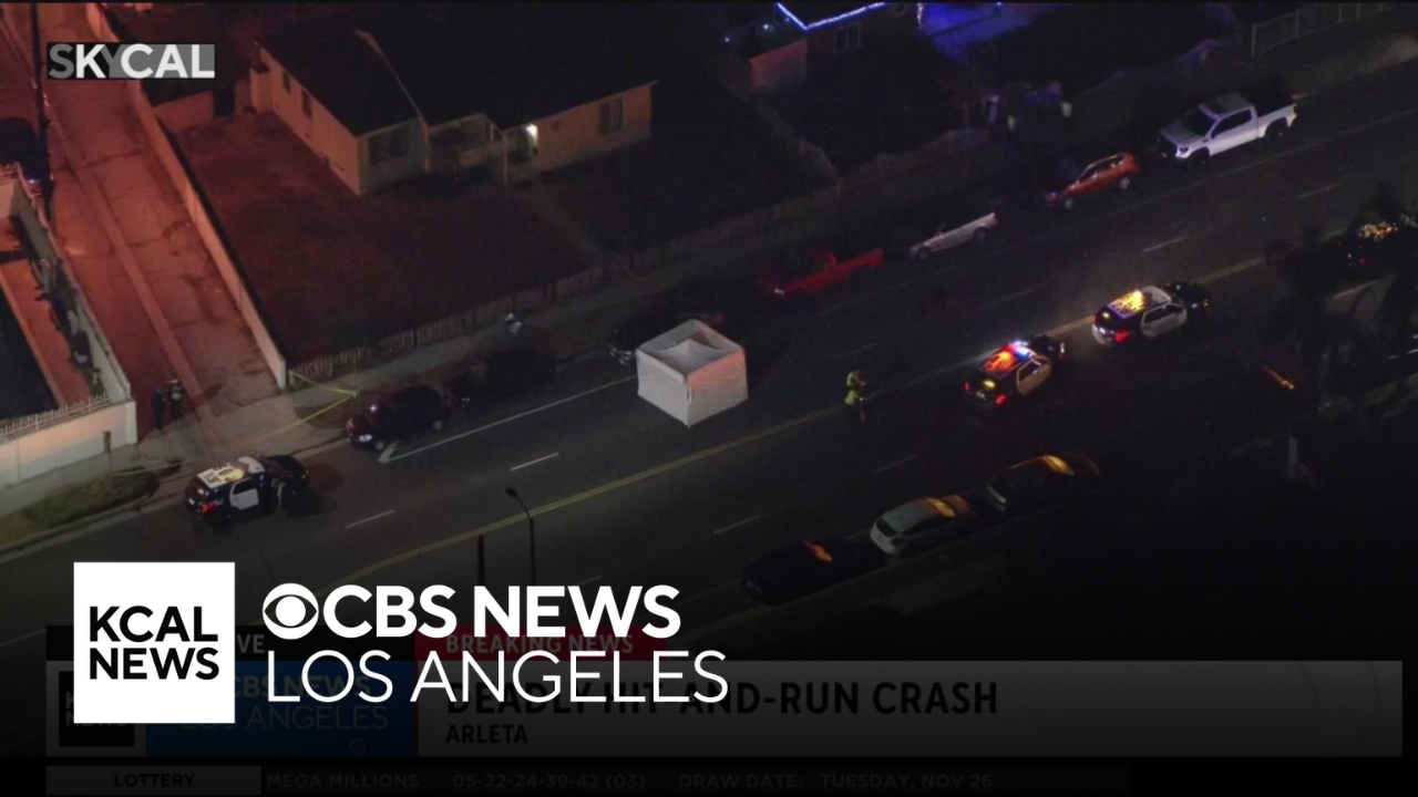 Pedestrian killed by hit-and-run driver in Arleta - CBS Los Angeles