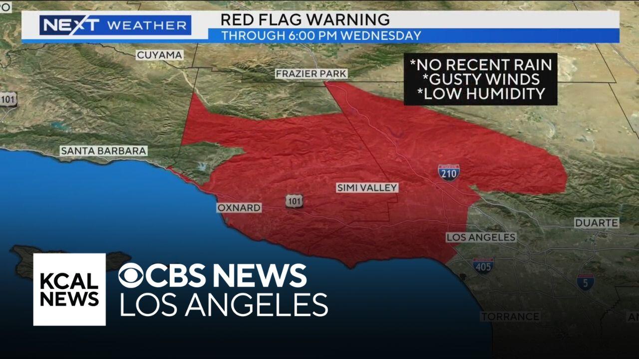 Red flag warning issued in Southern California a week after Franklin ...