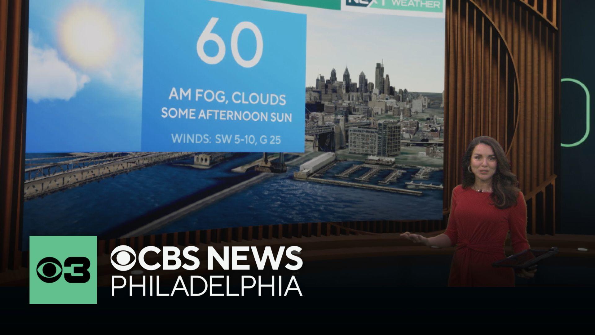 Rain gives way to a warm, sunny Tuesday in the Philadelphia region ...