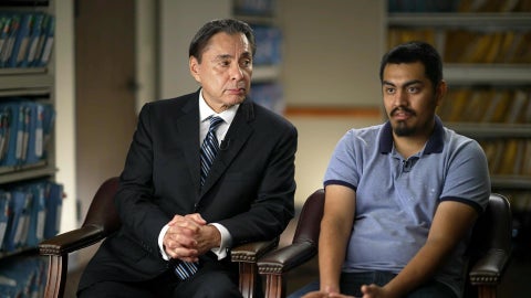 Texas man fights to reunite with wife and kids, including newborn twins