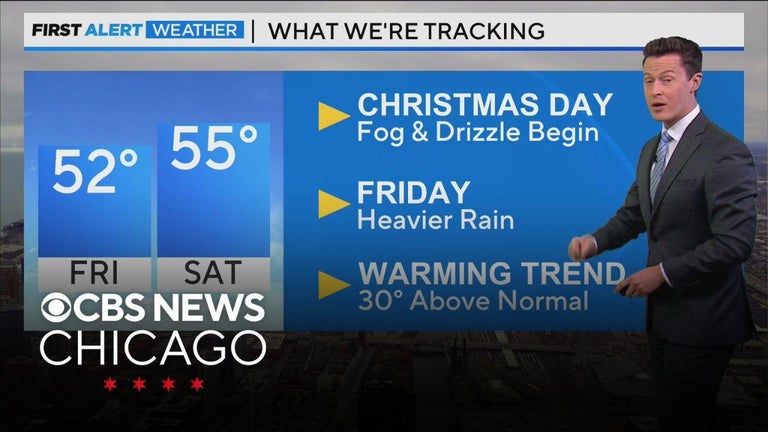 Fog and drizzle to make for damp Christmas Day in Chicago area - CBS ...