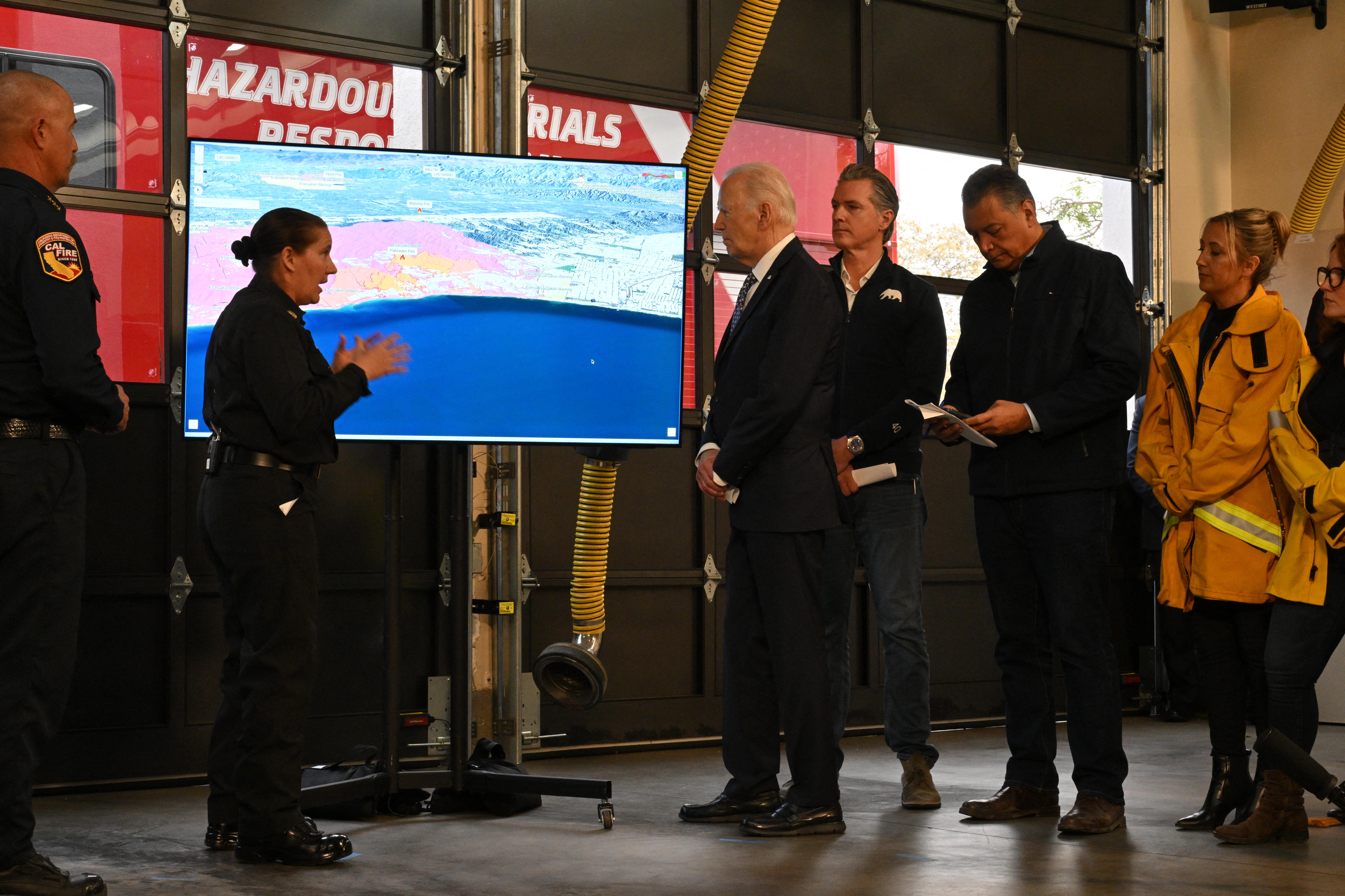 US-POLITICS-BIDEN-FIRE