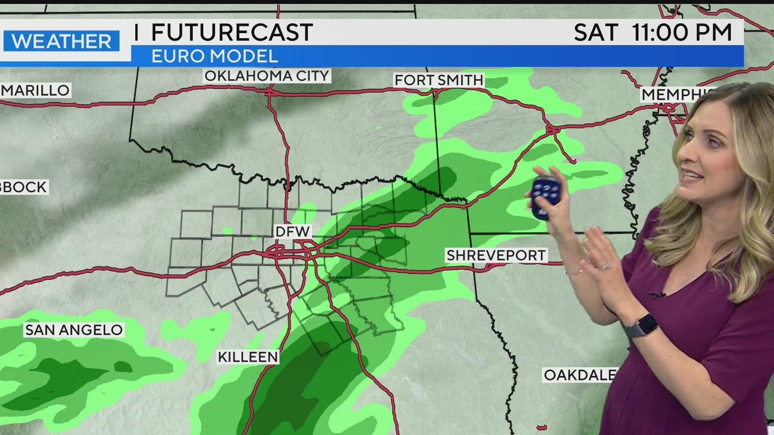Near normal temperatures and rain expected in North Texas in coming ...