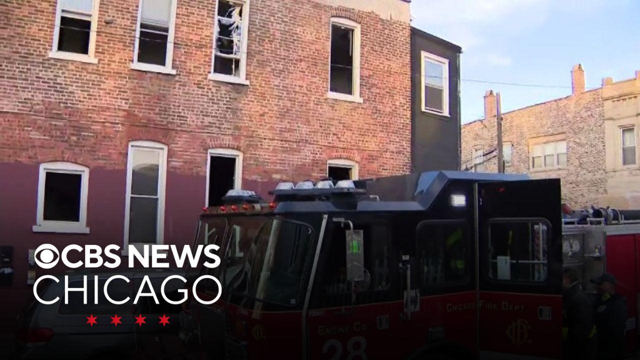 Woman rescued from apartment fire on South Side of Chicago - CBS Chicago