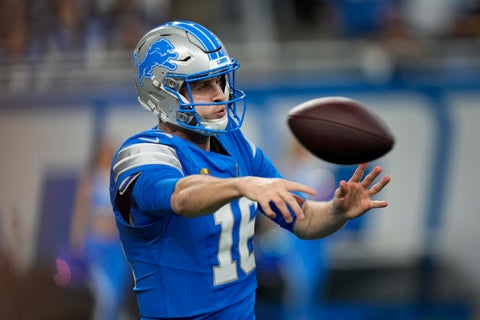 Detroit Lions quarterback Jared Goff, wife Christen welcome new baby