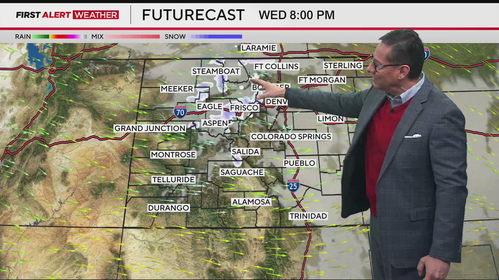 Snow tapers off in Colorado but bitter cold settles in - CBS Colorado