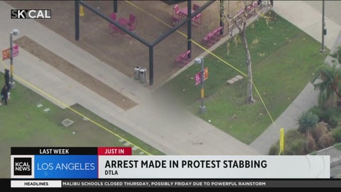 14-year-old arrested for allegedly stabbing teen at downtown Los