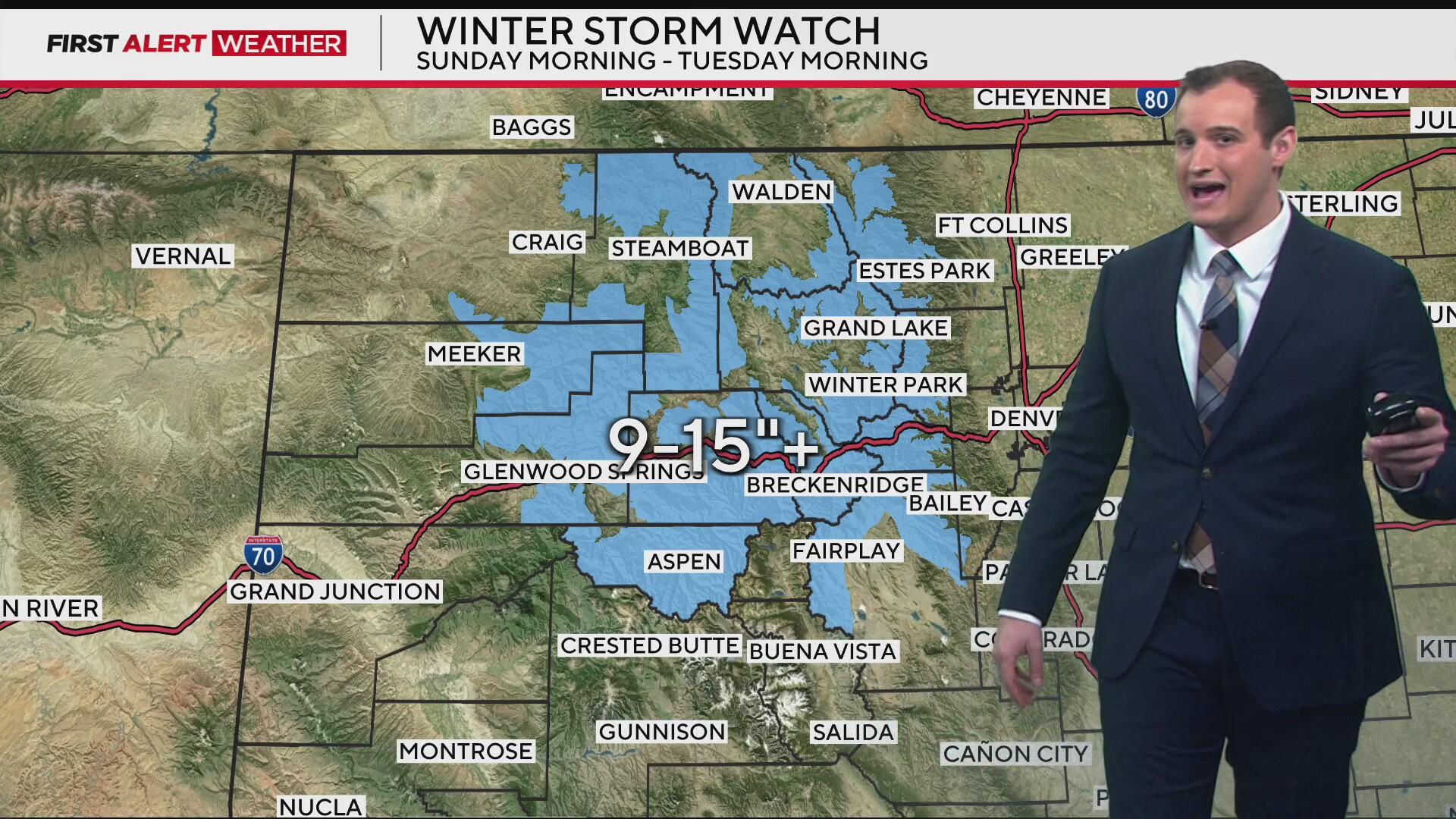 Quick shot of snow and colder temperatures Saturday in Denver - CBS ...